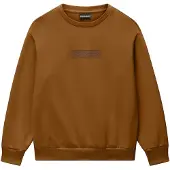 Napapijri New Box Logo Crew Sweatshirt Marron 12 Years Garçon
