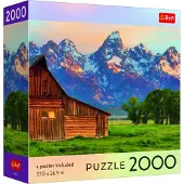 Trefl Puzzle TR 2000 avec affiche « Teton Range » (2000 pièces)