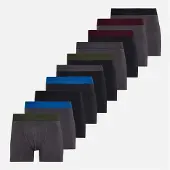 Resterods Homme Coton Dix Pack Boxer Courts Multicolour