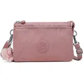 Kipling Sac à bandoulière 'Riri' rose ancienne