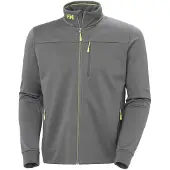 Helly Hansen Crew Full Zip Fleece Gris L Homme