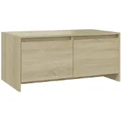 vidaXL Table basse en chêne Sonoma 90x50x41,5 cm Matériau dérivé du bois