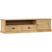 vidaXL Armoire TV VIGO 156x40x40 cm pin massif