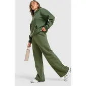 DAILYSZN Pantalon de jogging jambes larges Toasted - Vert, Vert
