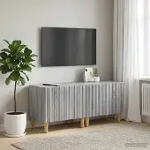 Prolenta Maison Exclusive - Meuble TV Sonoma, en bois stratifié gris