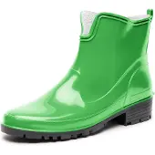 Ladeheid Bottes en caoutchouc courtes pour femmes LA-930 (vert, 41)