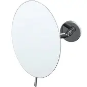Bemeta Miroir cosmétique avec joint à 360°, diamètre 200 mm, chromé