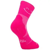 Sporcks Chaussettes Happy Mode Rose, Taille S (38-40)
