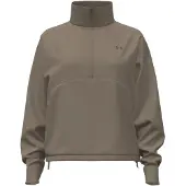 Under Armour Unstoppable Fleece Half Zip Sweatshirt Marron XS Femme