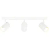 LEDVION Spot LED Plafond Blanc 3 spot douille GU10
