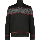 CMP Pull en maille à col zippé