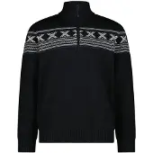 CMP Pull en tricot à col zippé