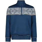 CMP Pull en maille à col zippé