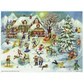 Sonstige Verlage RSV70131 - Calendrier de l'Avent - Ski lodge