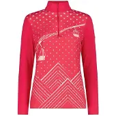 CMP Pull col roulé coton femme Softech