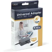 HomeShopXL Chargeur USB-C pour ordinateur portable 90 W – Power Delivery – 5-20 V – câble de 1,8 m – chargeur rapide – noir [55062]