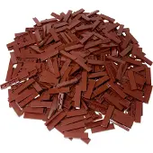 LEGO 1x4 Carreaux Marron Rouge - 2431 NOUVEAU Quantité 50x