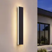 LEDVION Applique murale extérieure LED longue Villa Ip65 12W blanc chaud