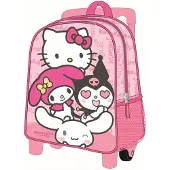 Cerda Hello Kitty Valise à roulettes 3D Hello Kitty et ses amis, 30 cm