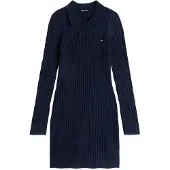 Tommy Hilfiger Robes en maille marine / blanc