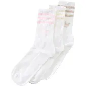 Adidas Originals Chaussettes '3 STRIPES CREW SOCKS 3' chamois / brocart / rose / blanc