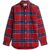 Tommy Hilfiger Chemise 'Hero' bleu foncé / rouge / lie de vin / blanc