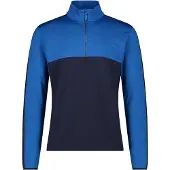 CMP 34l4127 Half Zip Sweatshirt Bleu S Homme
