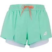 Babolat Shorts de sport pour femmes, couleur turquoise, taille XL
