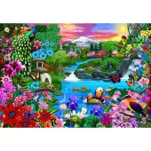 Bluebird Puzzle Puzzle Oriental Paradise - 1000 pièces