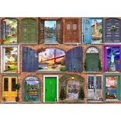 Bluebird Puzzle Jeu de pose Doors of USA - 500 pièces - Jouets colorés