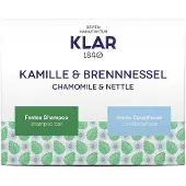 Klar 's set cadeau shampooing solide et après-shampooing camomille & ortie