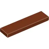 LEGO 25 pièces , part c. 2431, rouge-brun