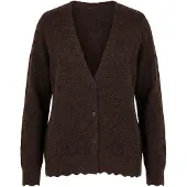Ulla Popken Cardigan brun foncé