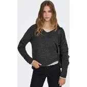 ONLY Pull-over 'ONLCamilla' gris foncé