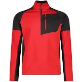 CMP 35l3147 Half Zip Sweatshirt Rouge S Homme
