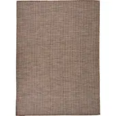 Syfax Tapis à tissage plat d'extérieur 200x280 cm Marron
