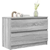 vidaXL Armoire TV Gris Sonoma 80x35x54 cm Bois composite