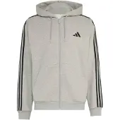 Adidas Veste de survêtement gris chiné / noir