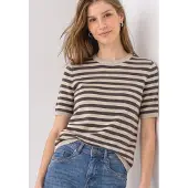 Street One Pull-over sable / brun foncé