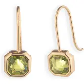 Ralph Lauren Boucles d'oreilles 'DARLENE' or / vert