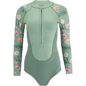 LOUM Shorty à Manches Longues Avec Fermeture éclair Frontale Pour Femme Aquabelle