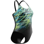 Speedo Hyperboom Placement Swimsuit Bleu 36 Femme