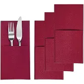 Westmark Pochette à couverts Cozy rouge 4pcs