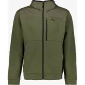 Puma Tech Full Zip Sweatshirt Vert M Homme
