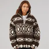 True North Femme Cissi Polaire Brown Comb