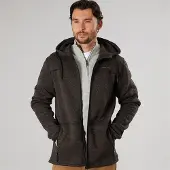 True North Veste Homme en Polaire plate Noir