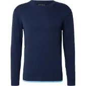 Scotch & Soda Pull-over 'Neps' bleu marine / bleu clair