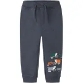 Name it Pantalon 'NMMVIMO' bleu fumé / pierre / vert / orange