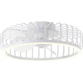 Brilliant Ventilateur de plafond à lampe filaire Capo blanc