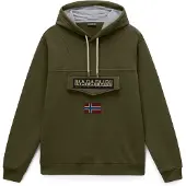 Napapijri Sweat-shirt 'BURGEE WINT 4' kaki / olive / rouge carmin / noir